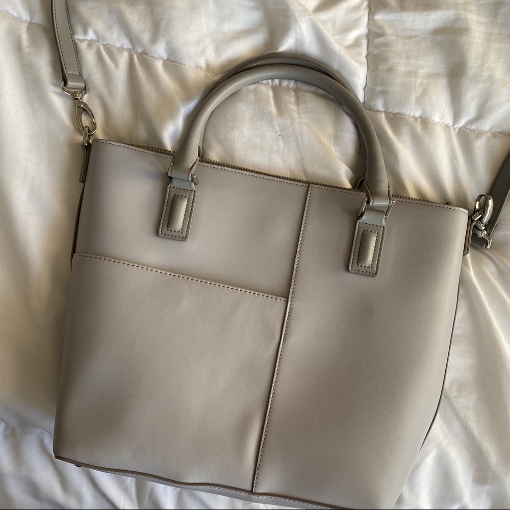 NWT Vera Bradley Composition Satchel Dove Gray - Picture 2 of 7